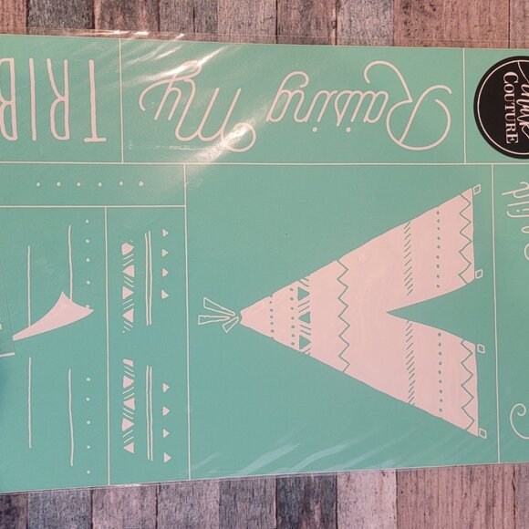 Raising my Tribe~ Reuseable silk screen stencil 12 x 18 - Picture 3 of 3